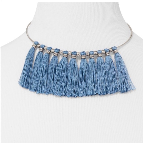 Bluebell fringe statement necklace - Picture 2 of 3